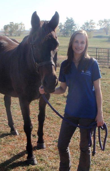 Ashton miller with a horse