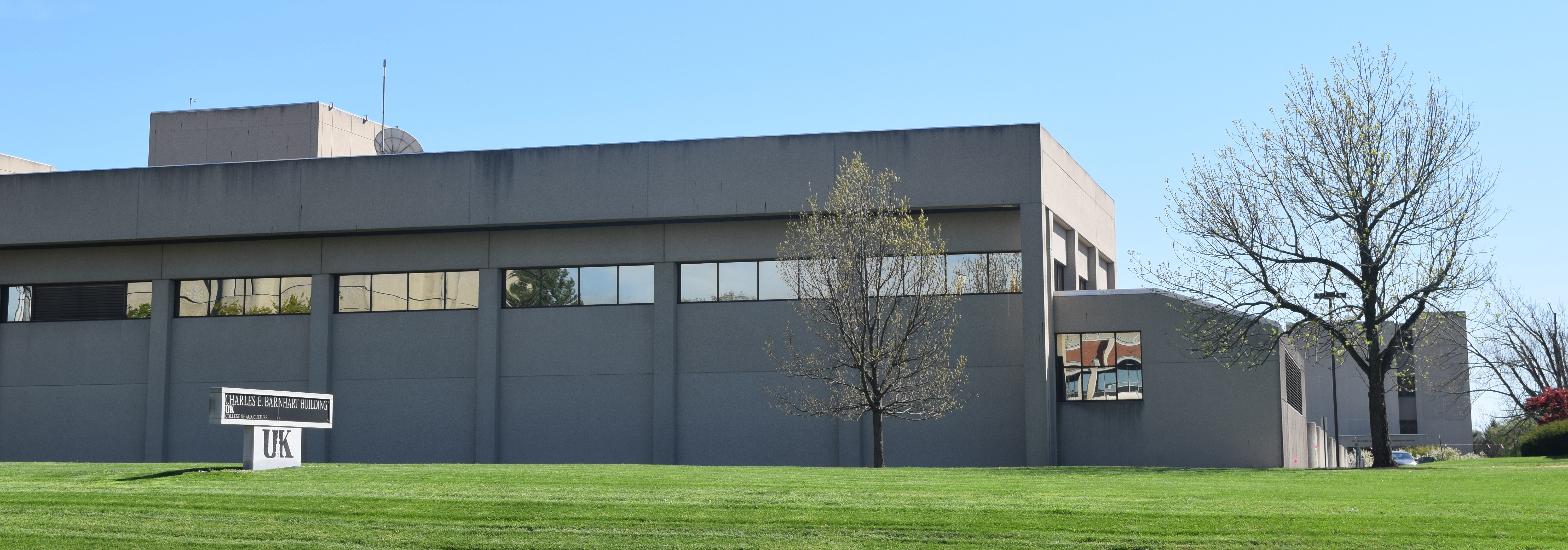 Exterior photo of the Barnhart Building