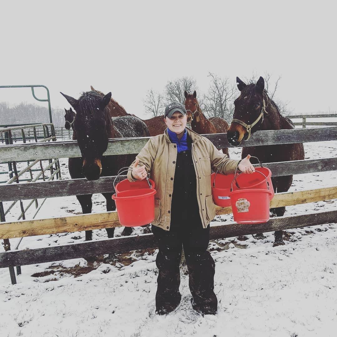 Photo of Erica Macon in the snow