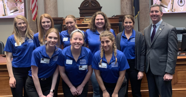 Wildcat Wranglers at the Capitol in Frankfort