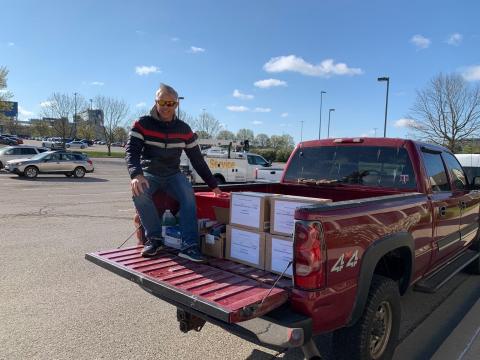 A second Gluck Center delivery was facilitated April 10 by Martin Nielsen, DVM, PhD, Dipl. ACVM, Schlaikjer professor of Equine Infectious Disease, associate professor in the University of Kentucky Department of Veterinary Science at the Gluck Equine, and Adam.